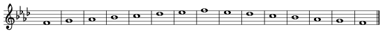 F-minor scale