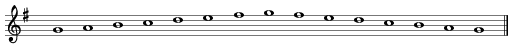 G-major scale