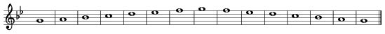 G-minor scale